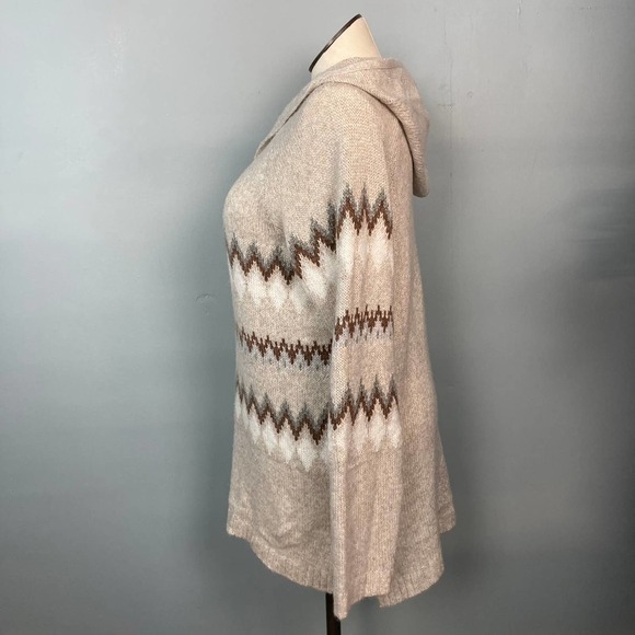 EVRI Pull Over V-Neck Hoodie Tunic Metallic Thread Lightweight Sweater Plus 0X - Picture 7 of 13